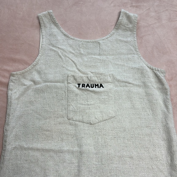 Fashion Brand Company Artist's Toolbox Linen Shift Dress Size S/M - Picture 12 of 12